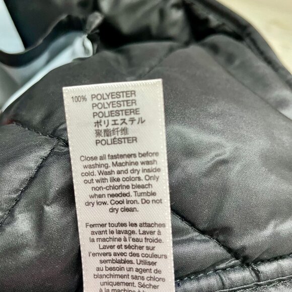 Gap Men's Black Quilted Snap & Zipper Front Vest Size XXL Layer Grandpacore - Picture 6 of 11